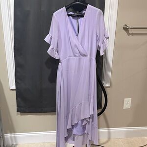 Lulu's Lavender High Low Dress